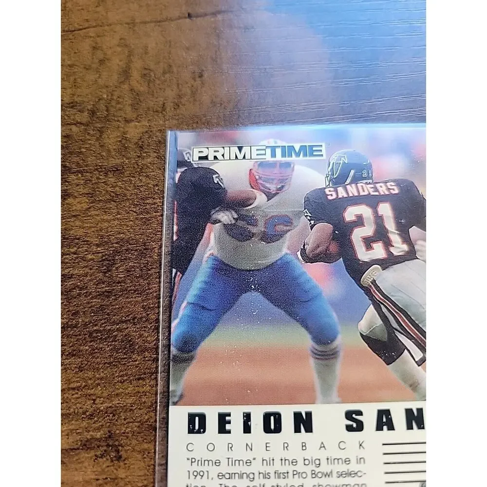 Deion Sanders 1992 Skybox Primetime #101 - Falcons Team MVP - NFL - Fresh Pull